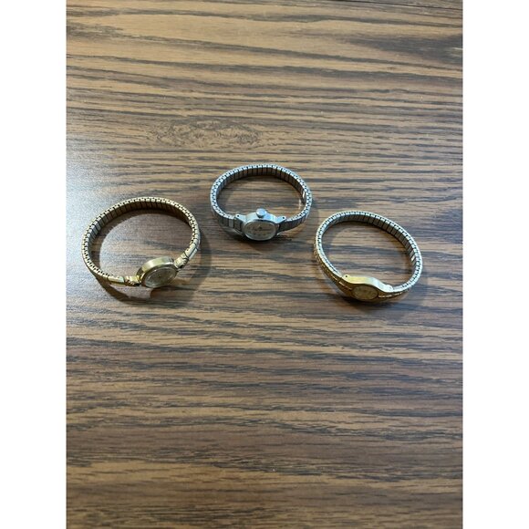 Timex watches set of three gold and silver tone - Picture 1 of 8